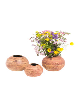Vase Blumenkugel Welle (8,50 cm) (1)